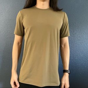 Gymshark tee - army green - small